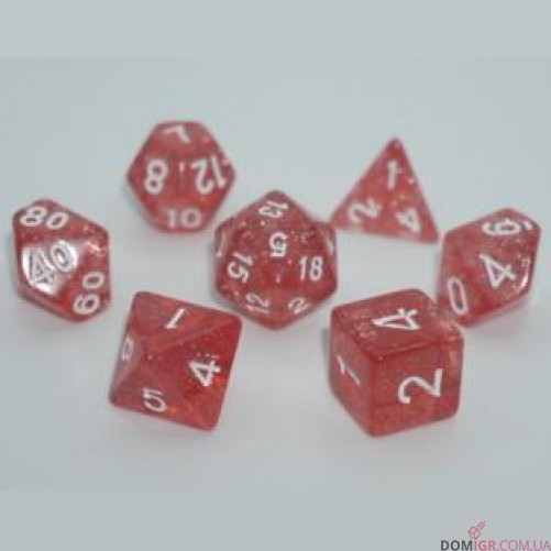 Набор кубиков - Glitter 7 Dice Set (в ассортименте)